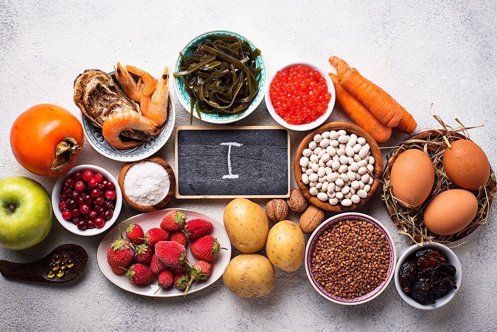 Продукты, богатые йодом Йод