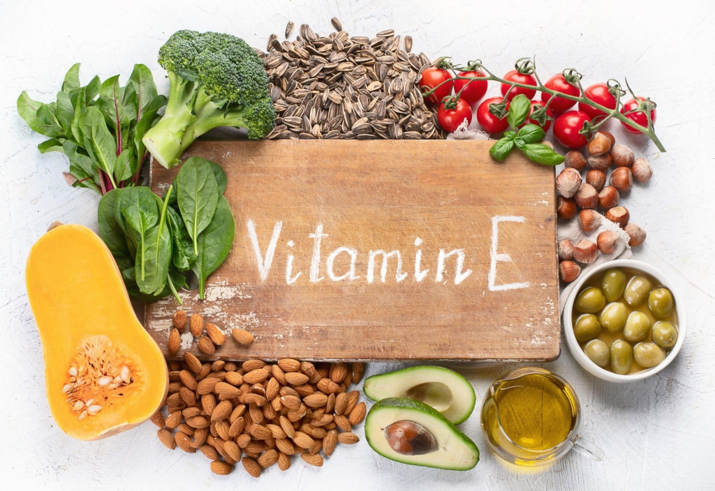 Продукты с высоким содержанием витамина Е для здоровья организма.