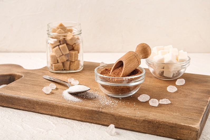 Состав сахара и его разновидности