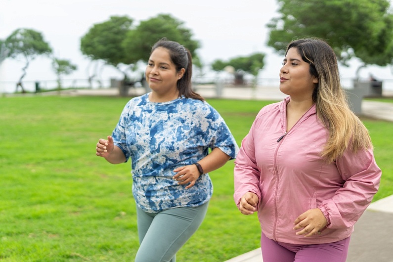 Бег с лишним весом