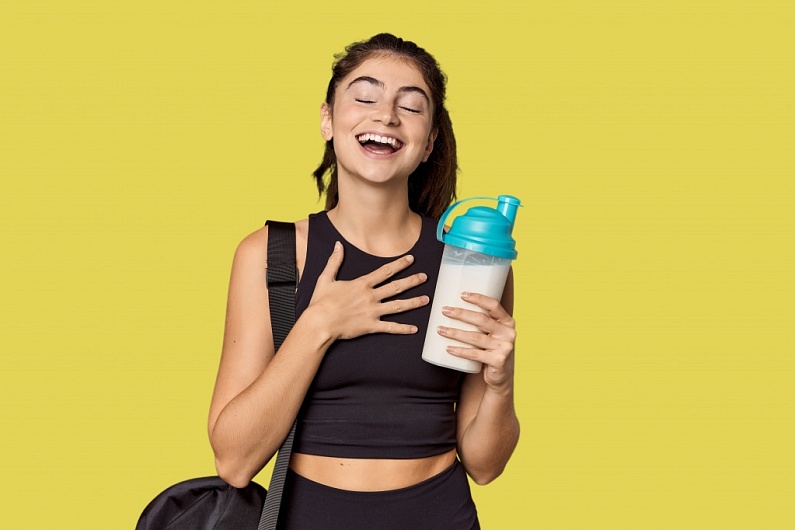 Как пить протеиновый коктейль перед тренировкой?