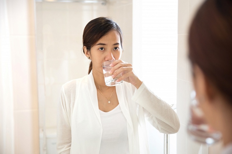 Полоскание рта соленой водой